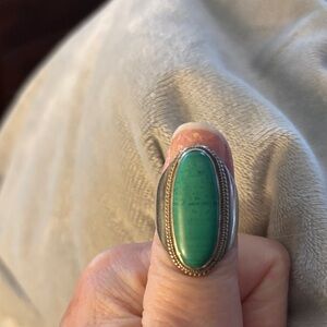 Sterling silver turquoise ring